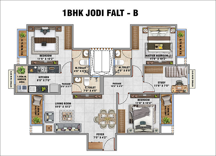 Monte South - Master Layout